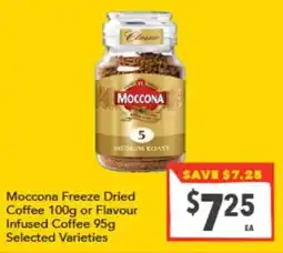 Supa Valu Moccona Freeze Dried Coffee offer