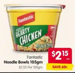 Spar Fantastic Noodle Bowls offer