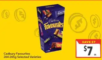 Supa Valu Cadbury Favourites offer