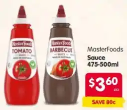 Spar MasterFoods Sauce offer