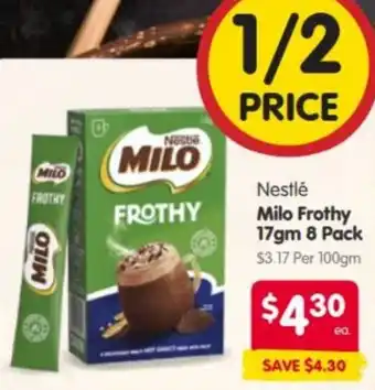 Spar Nestlé Milo Frothy offer