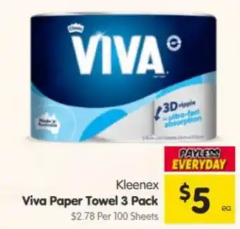 Spar Kleenex Viva Paper Towel offer