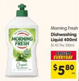 Spar Morning Fresh Dishwashing Liquid offer