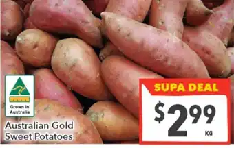 Supa Valu Australian Gold Sweet Potatoes offer