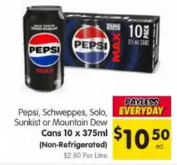 Spar Pepsi Max offer