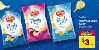 Spar Smith's Thinly Cut Chips offer