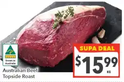 Supa Valu Australian Beef Topside Roast offer