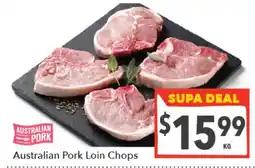 Supa Valu Australian Pork Loin Chops offer