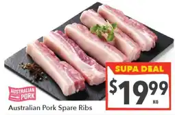 Supa Valu Australian Pork Spare Ribs offer