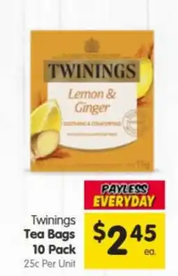 Spar Twinings Tea Bags offer