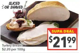 Supa Valu Turkey Breast offer