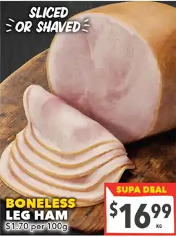 Supa Valu Boneless Leg Ham offer