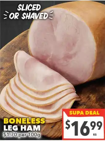 Supa Valu Boneless Leg Ham offer