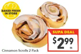 Supa Valu Cinnamon Scrolls offer
