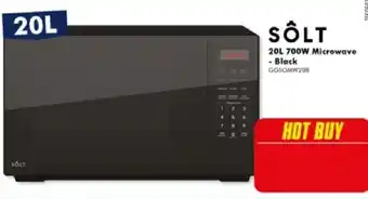 The Good Guys Sôlt 20L 700W Microwave - Black offer
