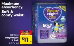 Spar BabyLove Sleepy Nights Pants offer
