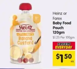 Spar Heinz Baby Food Pouch offer