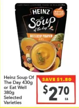 Supa Valu Heinz Soup Of The Day offer