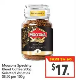 Supa Valu Moccona Specialty Blend Coffee offer