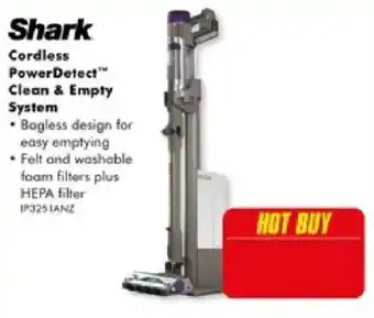The Good Guys Shark Cordless PowerDetect Clean & Empty System offer