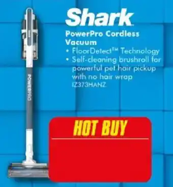 The Good Guys Shark PowerPro Cordless Vacuum offer