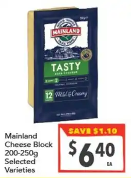 Supa Valu Mainland Cheese Block offer