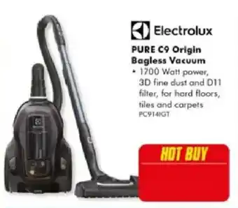 The Good Guys Electrolux PURE C9 Origin Bagless Vacuum offer