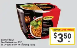Supa Valu Suimin Bowl Beef Massaman offer