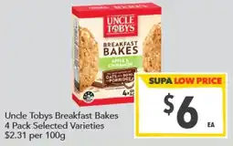 Supa Valu Uncle Tobys Breakfast Bakes offer