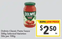 Supa Valu Dolmio Classic Pasta Sauce offer
