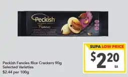 Supa Valu Peckish Fancies Rice Crackers offer