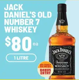 Supa Valu Jack Daniel's Old Number 7 Whiskey offer