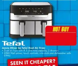 The Good Guys Jamie Oliver by Tefal Dual Air Fryer offer