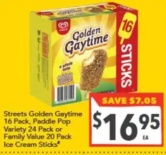 Supa Valu Streets Golden Gaytime Ice Cream Sticks offer
