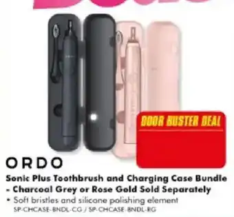 The Good Guys Ordo Sonic Plus Toothbrush and Charging Case Bundle offer