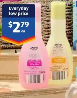 ALDI Lacura Beauty Nail Polish Remover offer