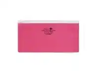 Officeworks Aqua Drops Zip Wallet Open Pencil Case Red offer