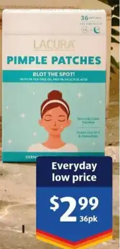 ALDI Lacura Pimple Patches 36pk offer
