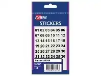 Officeworks Avery Multi-Purpose Stickers 00-99 144 Pack offer