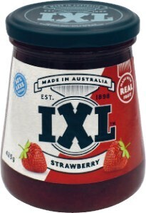 Coles IXL 50% Less Sugar Jam 425g offer