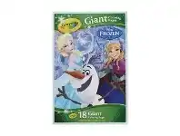 Officeworks Crayola Giant Colouring Pages Frozen offer