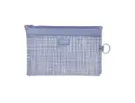 Officeworks Lihit Lab Mesh Document Wallet B6 Blue offer