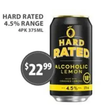 Star Liquor Hard Rated Alcoholic Lemon offer