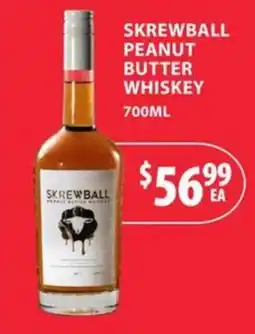 Star Liquor Skrewball Peanut Butter Whiskey offer