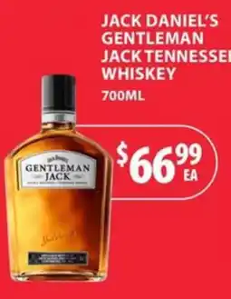 Star Liquor Jack Daniel's Gentleman Jack Tennessee Whiskey offer