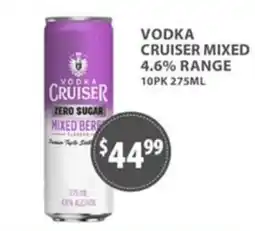 Star Liquor Vodka Cruiser Mixed Berry offer