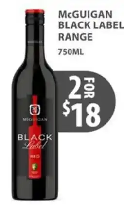 Star Liquor McGuigan Black Label Red offer