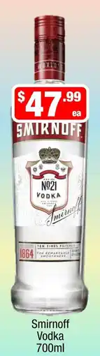 Liquor Stax Smirnoff Vodka offer
