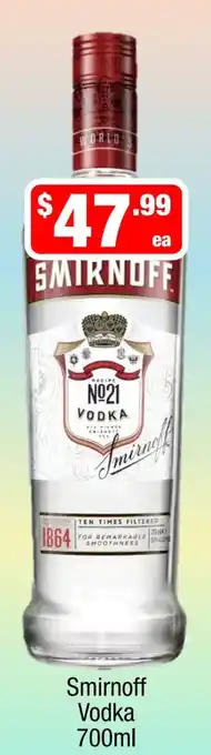 Liquor Stax Smirnoff Vodka offer