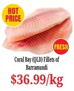 Farmer Jack's Coral Bay (QLD) Fillets of Barramundi offer